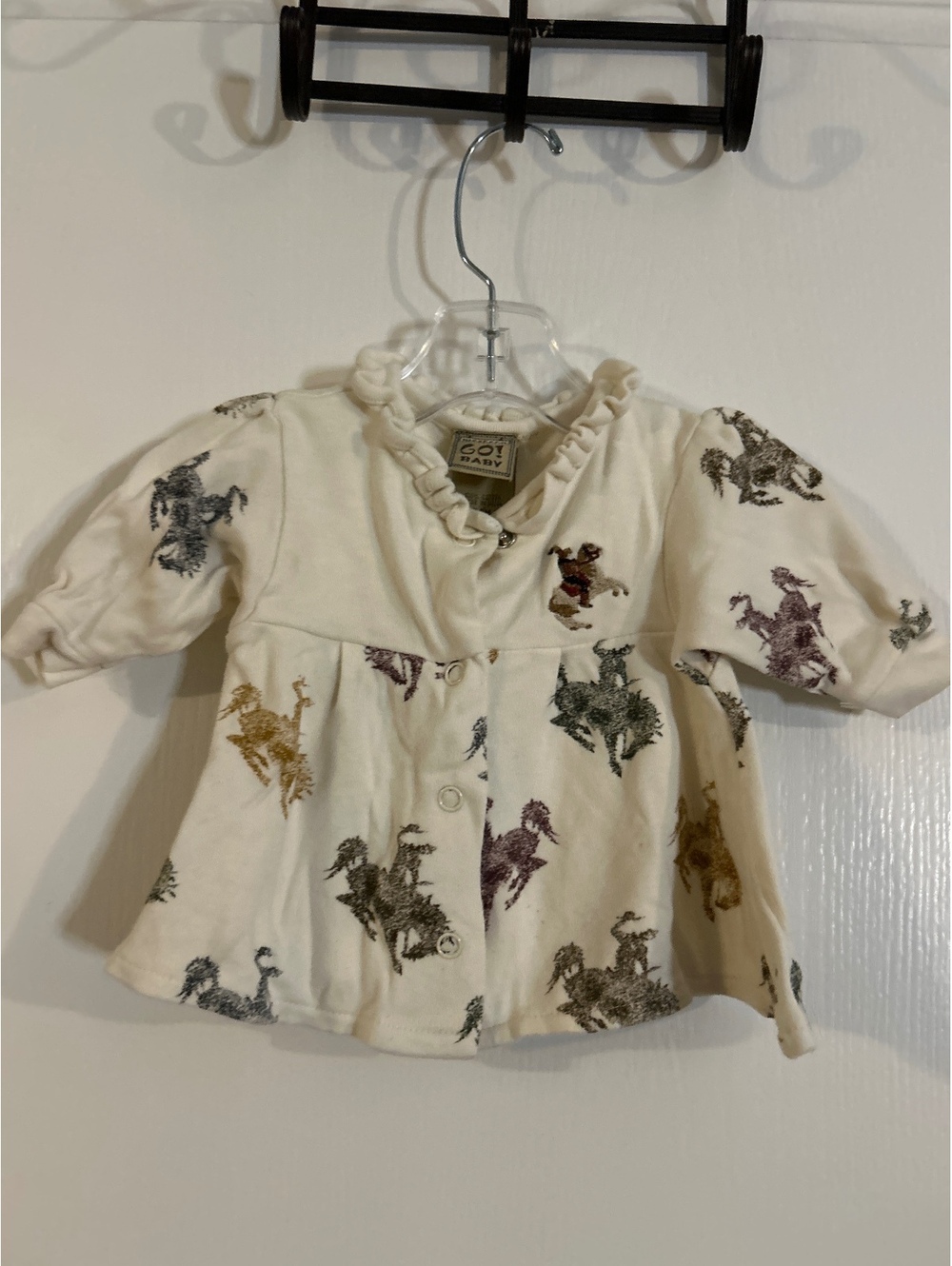 GO! Baby Cute Western Print Cotton Baby Jacket 3-6M